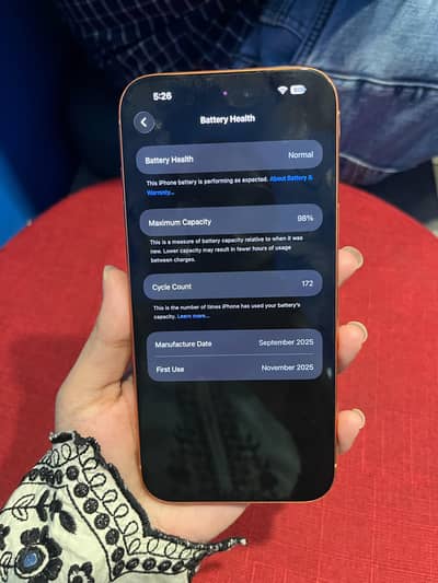 Apple iPhone 17 Pro Max (4 Months Sim time)