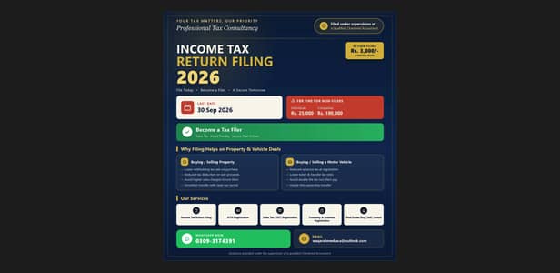 Tax Return Filing 2026