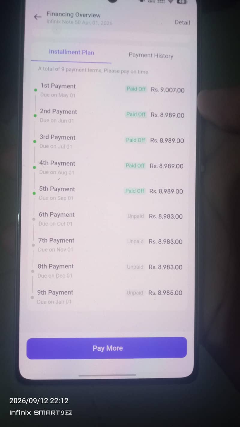 Infinix Note 50 5