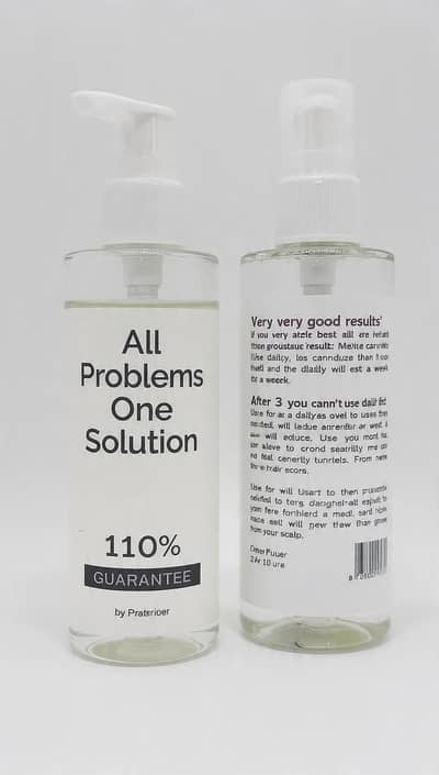M. hair oil  all problems one solution