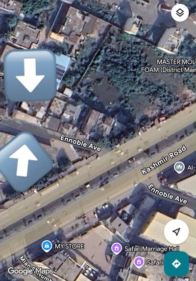 1 Kanal Ka Ahata Front py 2 Shops Available For Rent Kashmir Road Near Superior College Opposite Sheesha wali Masjid Sialkot Pacca Garah