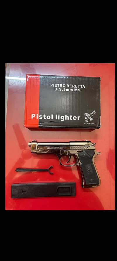 NEW SHAPED collectible lighter with box and stand