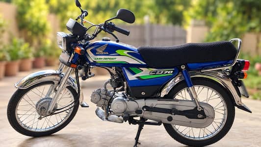 Honda CD-70 2025 End Model 1800kms l First Owner l Like New