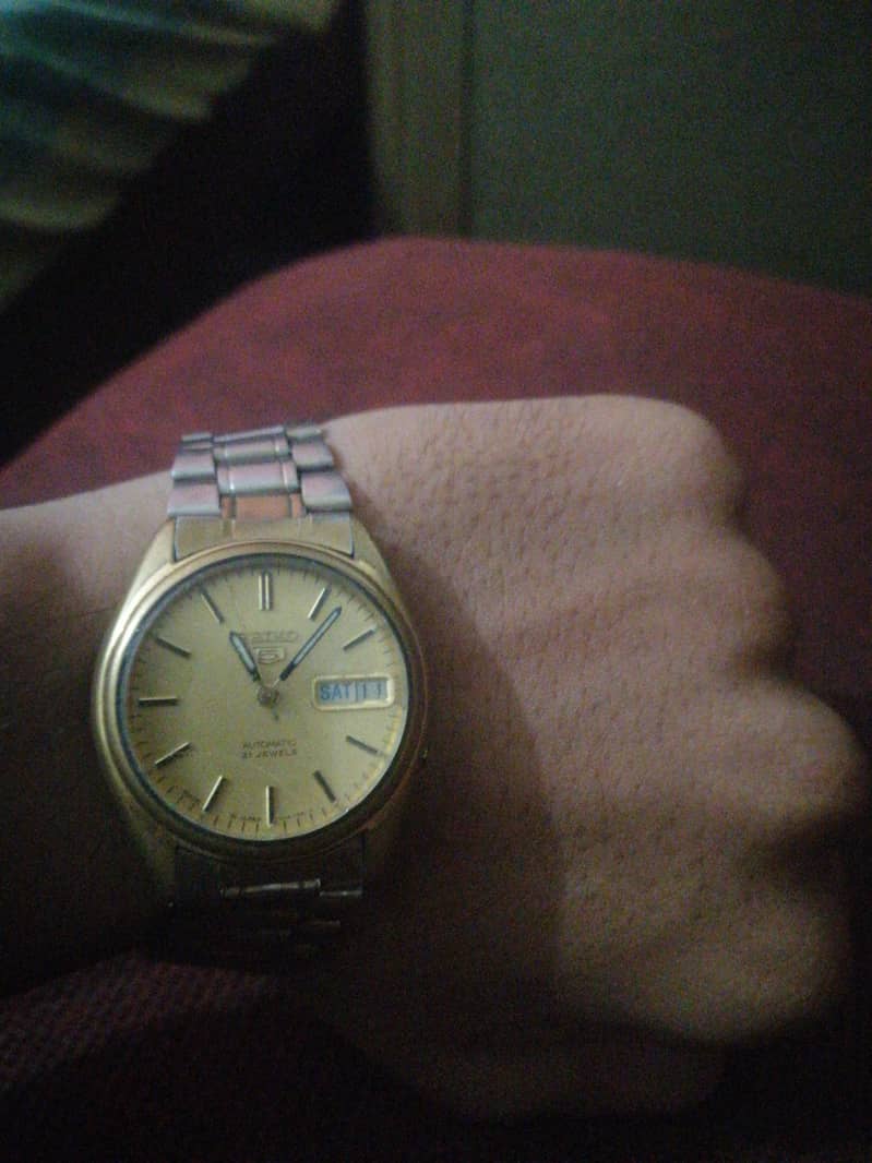 Seiko 5 automatic watch 1