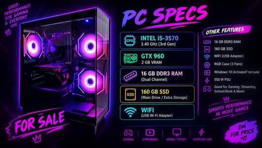 Gaming PC for sale