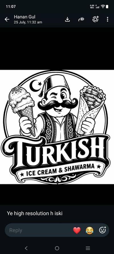 Turkish icecream and shawarma