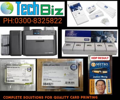 Far HDp 6600 card printers and Ribbon film card Cleaning kit
