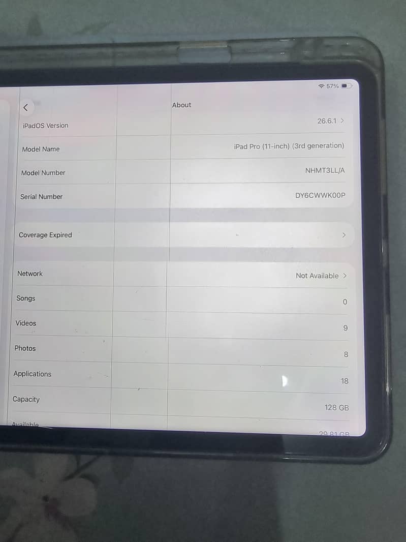 iPad pro 3rd generation M2 7