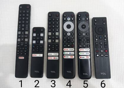 All kinds of smart TV LED LCD remote available