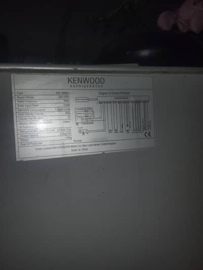 Kenwood fridge for sale all ok cooling behtarern ha Ghar ki fridge ha