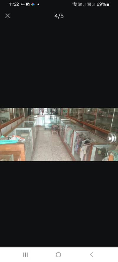 Glass Display Shop Counter wooden ( dayar ki lakri )