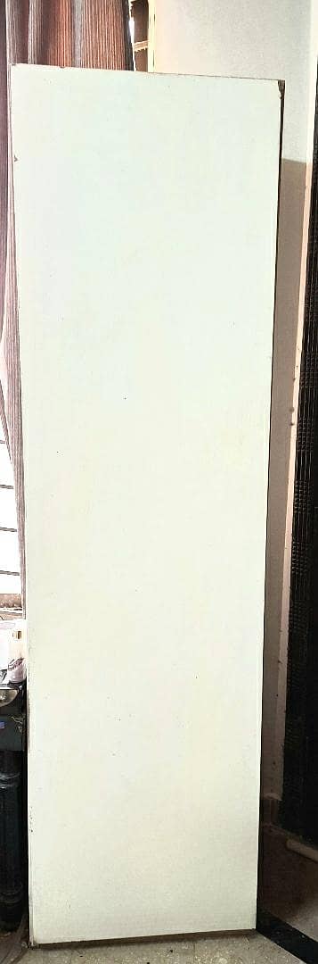 Designer  7 feet height wardrobe with glass shelves and led light .