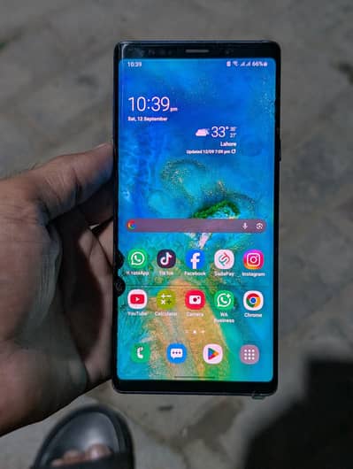 Samsung Mobile Note 9 8gb 512gb sale and exchange possible
