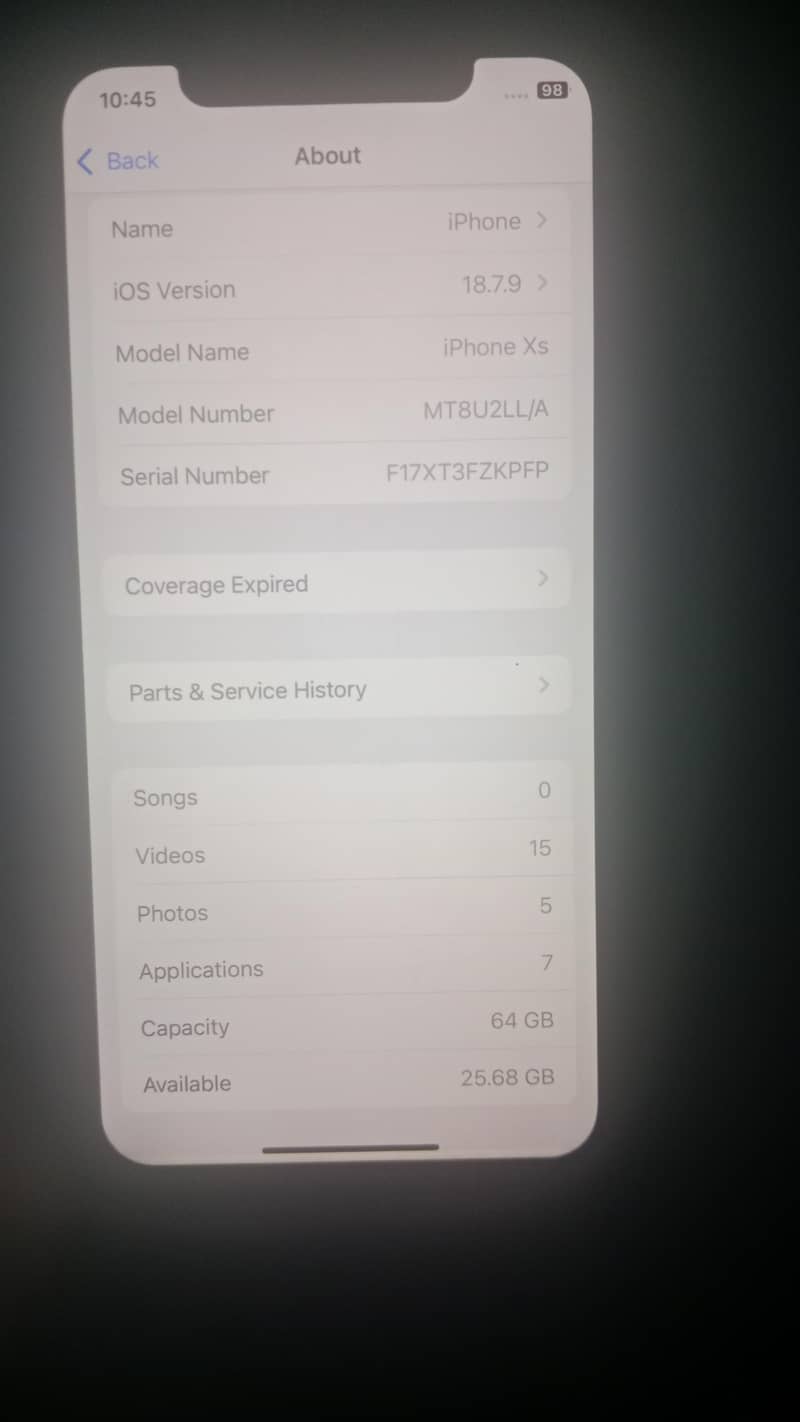 Apple iPhone XS 2