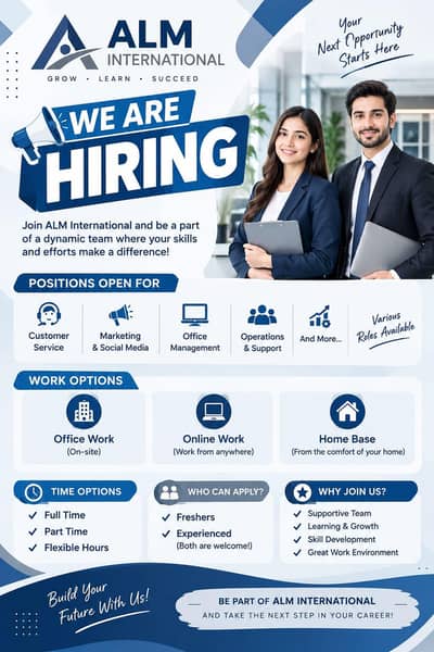 ( Apply for Online job , Start Your Career with us )