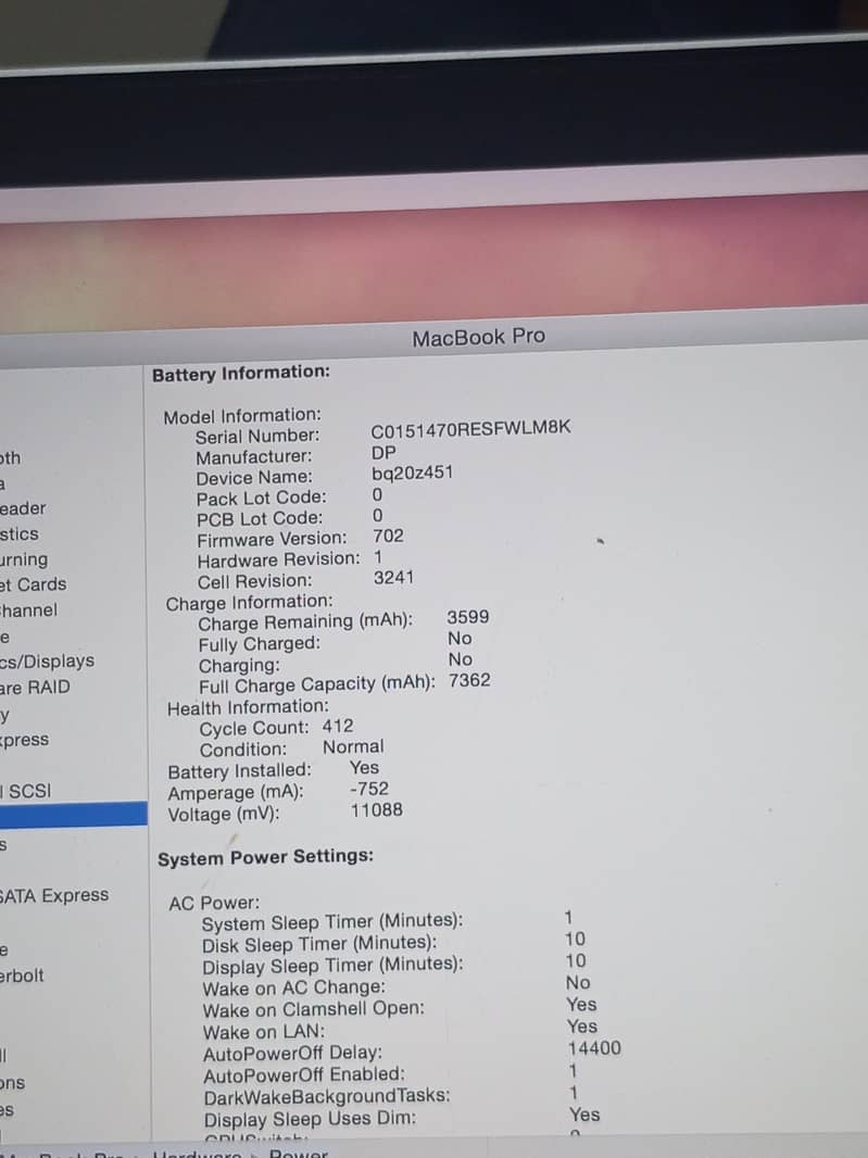 Mac book pro 6