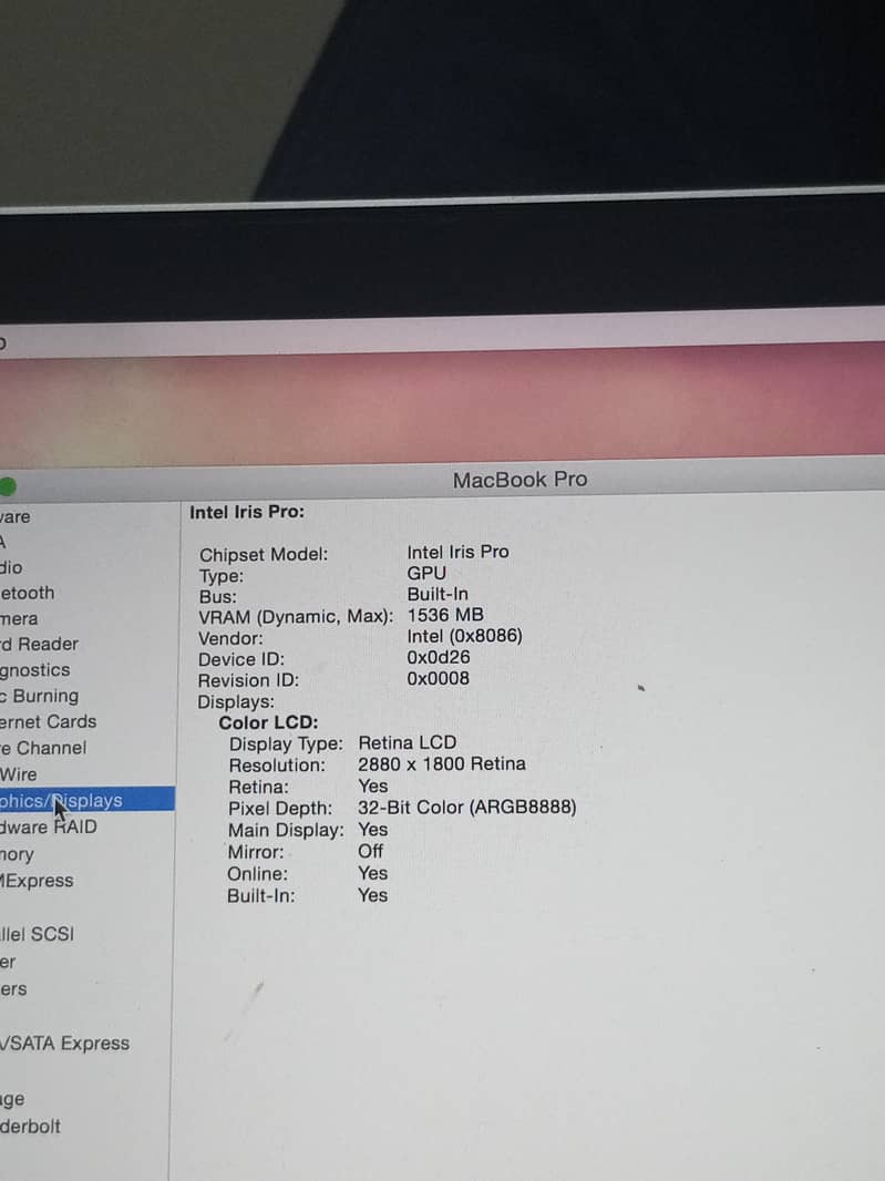 Mac book pro 7