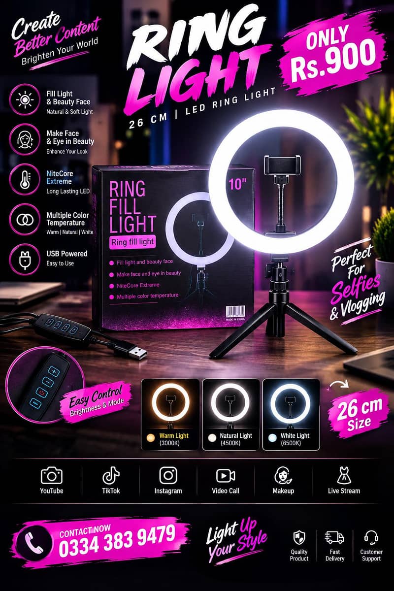 Ring Light 26 CM 0