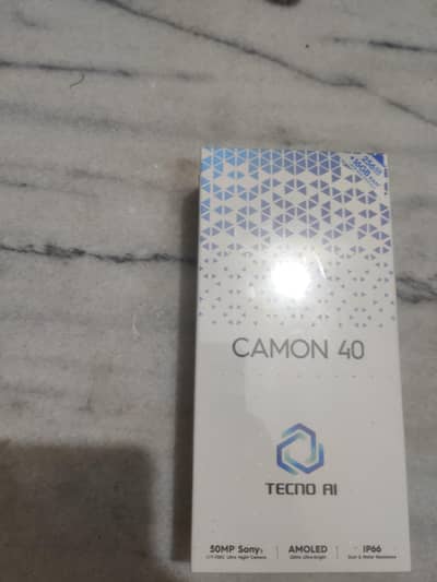 Tecno Camon 40 – 8GB/256GB box pack  Box Pack – Brand New