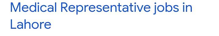 Require Medical Representative
