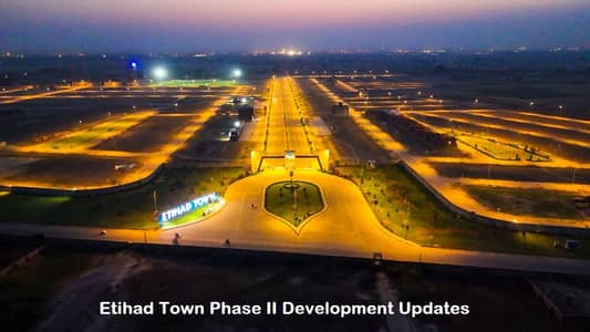 5 Marla Plot For sale WITH OWN Overseas Block Etihad Town ph2 | PINE AVENUE LAHORE