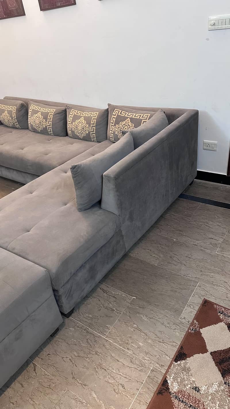 L shape corner sofa 9