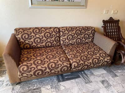 Spacious Habitt 3-Seater Sofa (80.5" Width) - Solid Frame