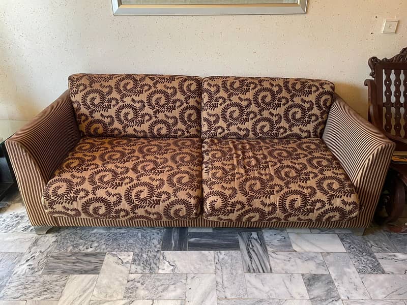 Spacious Habitt 3-Seater Sofa (80.5" Width) - Solid Frame 1