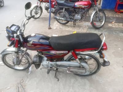 Honda CD 70 all original bike 10by10 condition biometric copy file ava