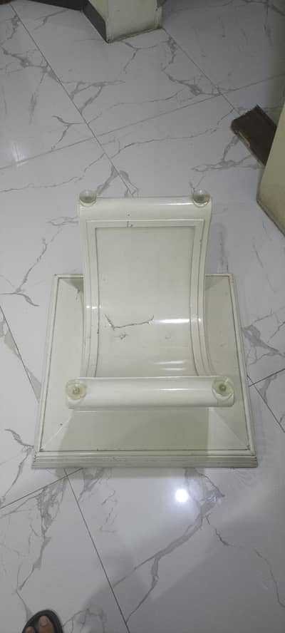 white tables