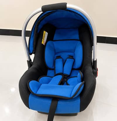Used Baby Car Seat – Blue & Black – Good Condition