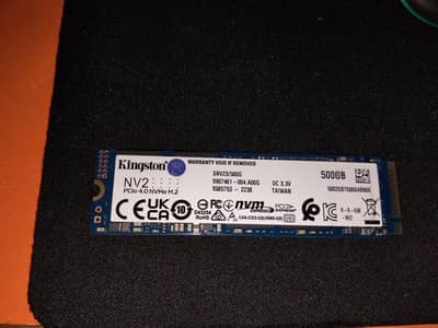 500GB Nvme SSD Kingston Brand