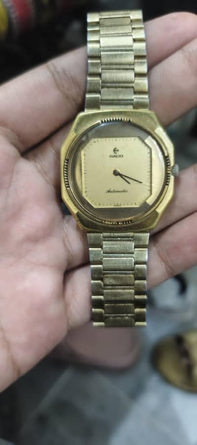 watch gold watch rado original grold ha sissw made 2821 machine