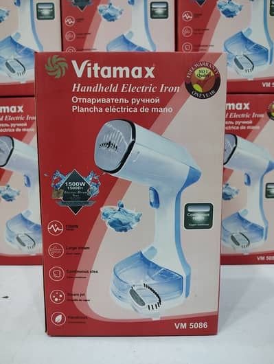 Handy Garment Steam Iron Heavy Duty Quality Vitamax Brand