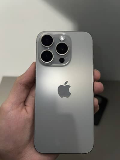 Apple iPhone 15 Pro Natural Titanium (Rare) JV