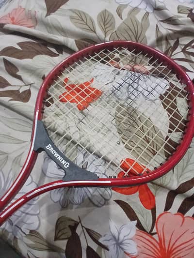 browning brand racket of squash