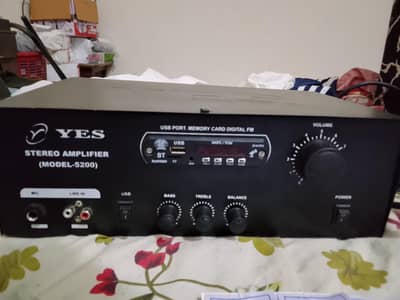 Yes 5200 amplifier+10inches JBL woofer pair set package for sale 10/10
