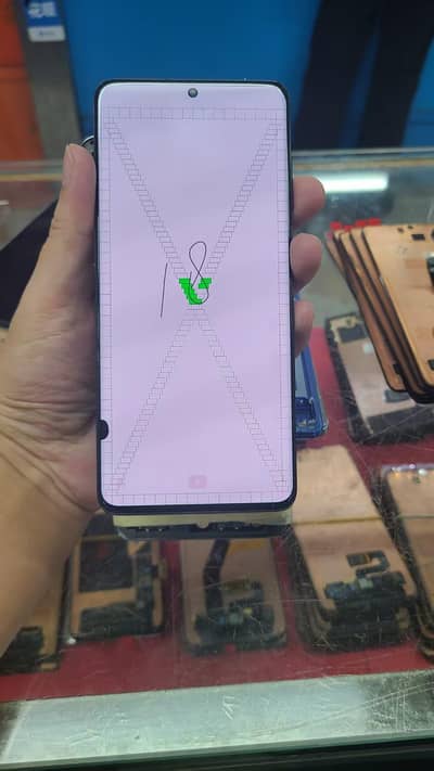 Samsung Mobile S21 Plus dotted panl