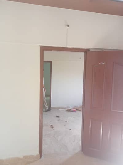 Flat for Rent 2 Bedroom Lounge 3rd Floor Lift Grace Residency, Block 4 Gulshan-e-Iqbal Karachi key Available Anytime Visit.