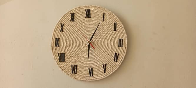 handmade wall clock
