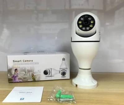 Smart WiFi E27 Light Bulb Holder Security Camera 1080P HD