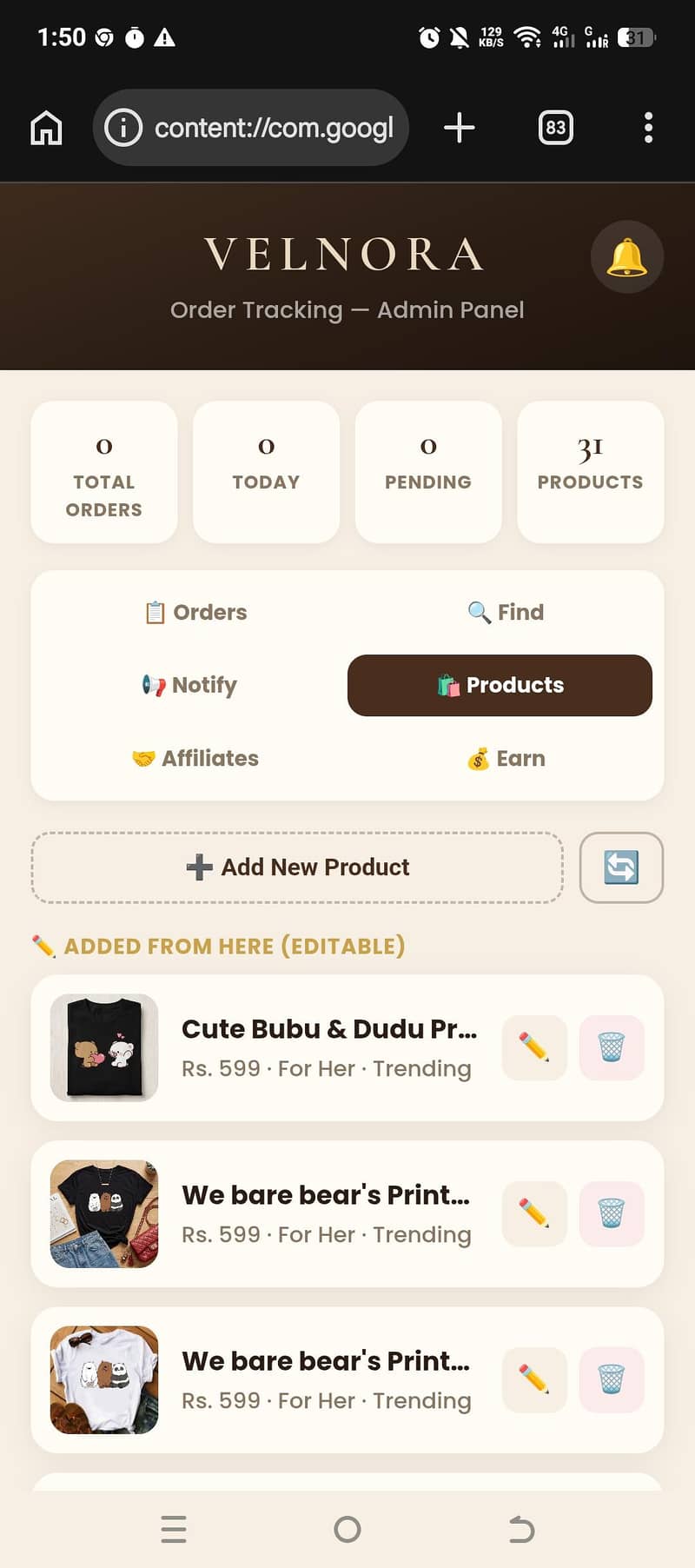 Ready-Made E-Commerce & Earning Web App Script 9
