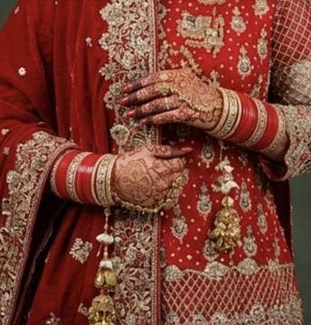 Bridal Red Designer Lehenga – Worn Once – Excellent Condition
