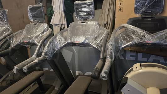 Cybex, Life Fitness, Precor, Technogym, Redone Treadmills.