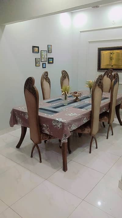 Chinioti shesham Dinning Table with 8 Chairs