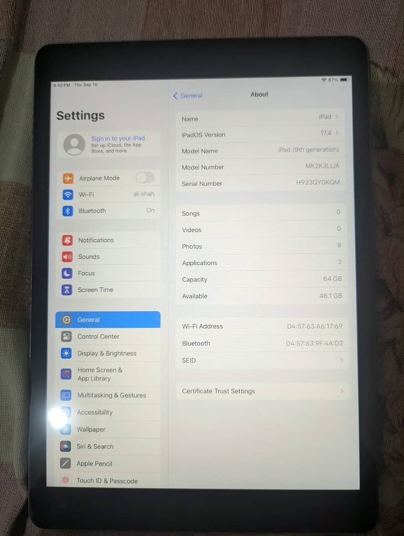 iPad 9th generation 1