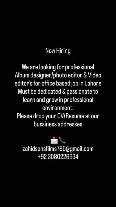 Need female For marking