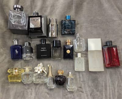 Branded Perfumes bottles
