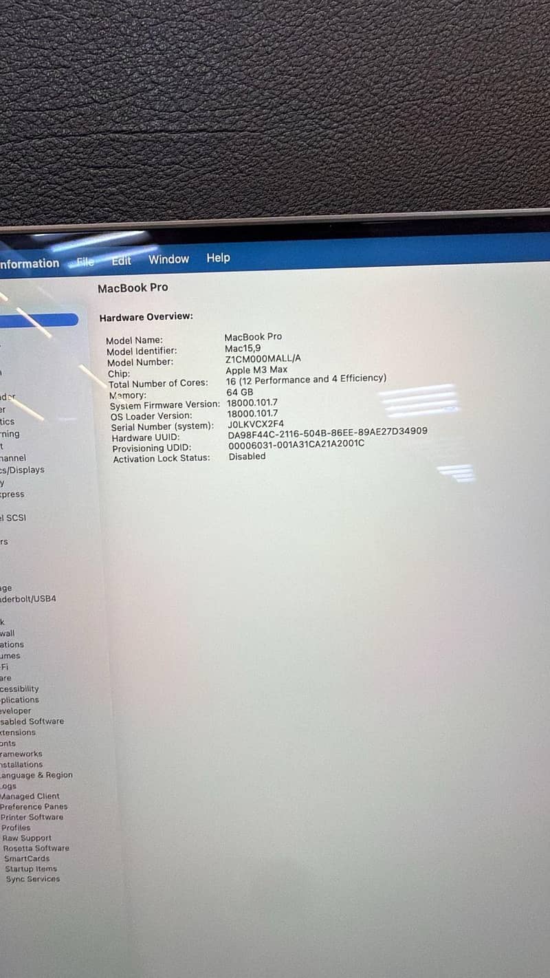 MacBook M3 max 2