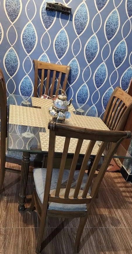 4 chairs dining table 2
